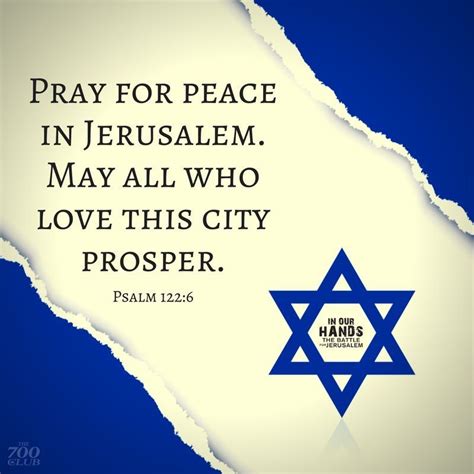 prayers for peace in israel